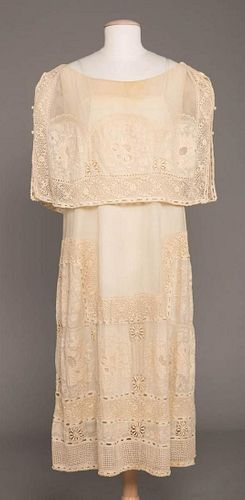 EMBROIDERED TEA GOWN, 1920s