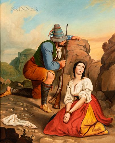 Charles Ferdinand (Carl) Wimar (American, 1828-1862), The Captive Maid