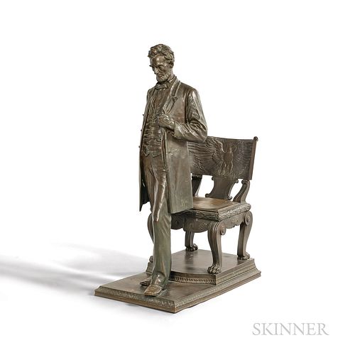 Augustus Saint-Gaudens (American, 1848-1907), Abraham Lincoln: The Man (Standing Lincoln), 1884-1887, cast before 1926