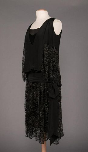 FIREWORK BEADED LACE PARTY DRESS, 1920s