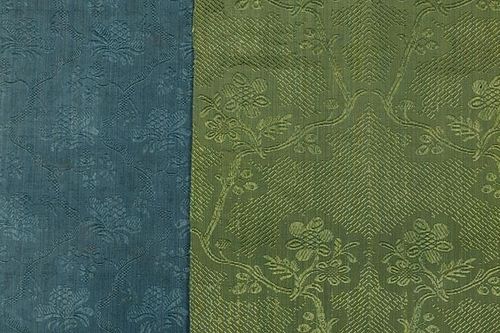 TWO PIECES TONE ON TONE BROCADE, SPAIN & FRANCE, MID