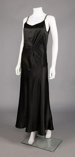 WORTH COUTURE BEADED SILK EVENING GOWN, PARIS, c. 1929