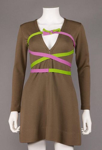 RUDI GERNREICH MINI DRESS, a/w 1968