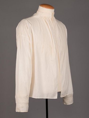 MANS COTTON SHIRT, EARLY-MID 19TH C