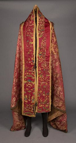 RED & GOLD BISHOPS COPE, 18TH C