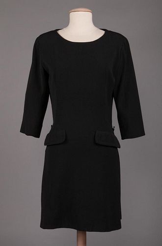 EISA/BALENCIAGA BLACK DAY DRESS, 1960s