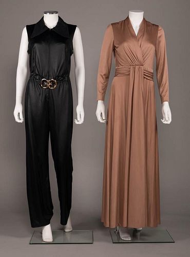 TWO EVENING GARMENTS, AMERICA, 1970s