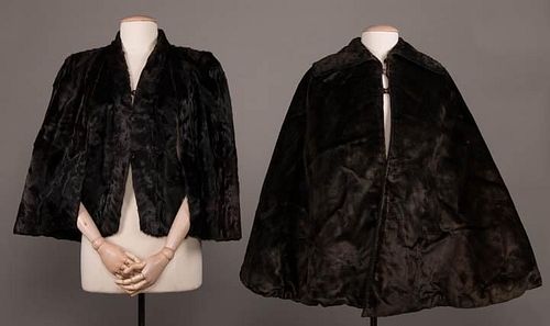 TWO BLACK CAPES, AMERICA, EARLY 20TH C