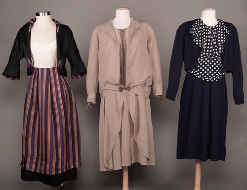 THREE DAY DRESSES, 1910-1930