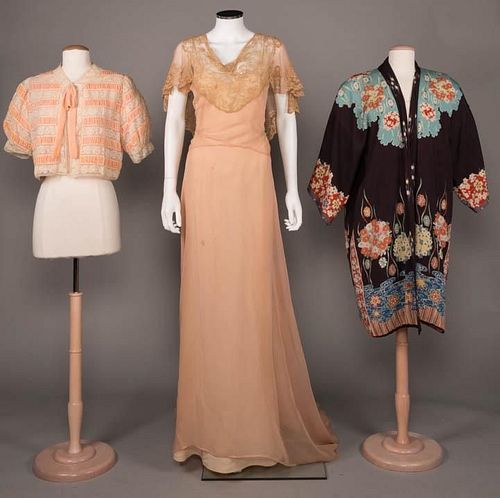 THREE LINGERIE PIECES, AMERICA & FRANCE, 1930s