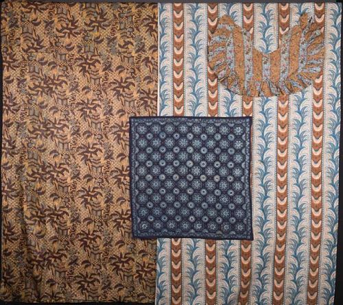 BLOCK & CYLINDER PRINTED COTTONS, EARLY 19TH C