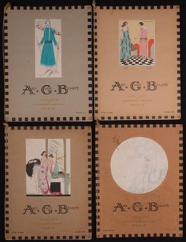 FOUR ISSUES AGB FASHION MAGAZINE, PARIS, 1921-1923