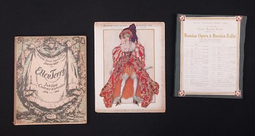 ILLUSTRATED THEATER & BALLET EPHEMERA, 1906-1915