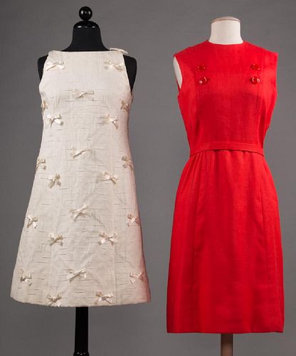 TWO GEOFFREY BEENE SUMMER DRESSES, 1960s