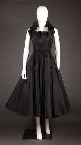 DRAMATIC CEIL CHAPMAN PARTY DRESS, 1950s