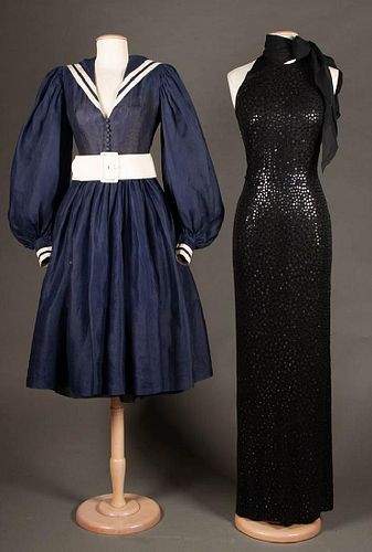 TWO NORMAN NORELL DRESSES, 1960s