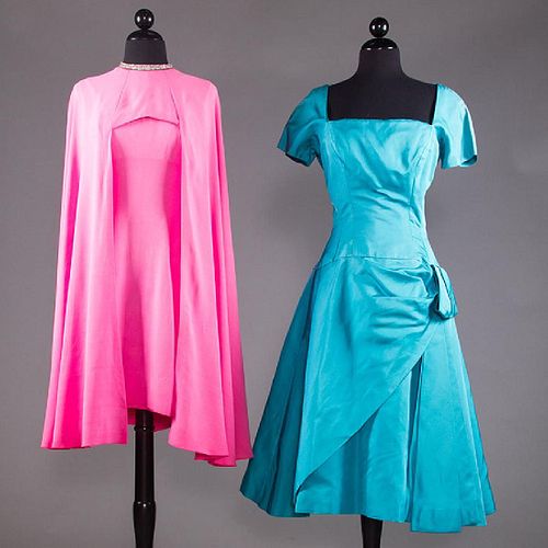 THREE COCKTAIL DRESSES, 1955-LATE 1960s