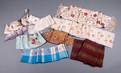 PATTERNED WIDE RIBBONS, 1880-1918