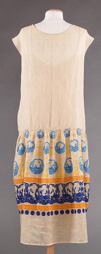 EMBROIDERED DAY DRESS, 1920s