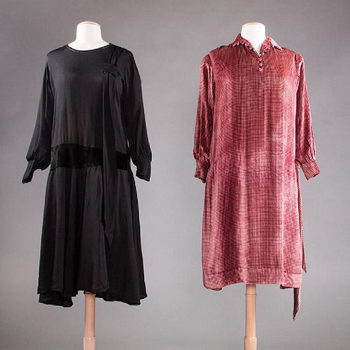 1 AFTERNOON & 1 DINNER DRESS, 1920s