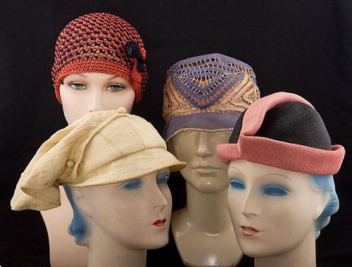 4 DAY HATS, 1920-1930s