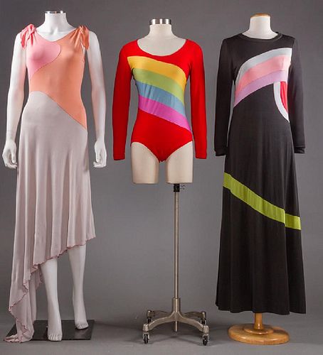 STEPHEN BURROWS PIECED DRESS, 1970s