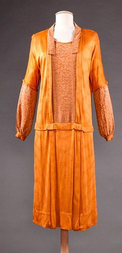 ORANGE DAY DRESS, 1920s