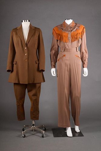 ONE RIDING & ONE COWGIRL ENSEMBLE, 1920 & 1940