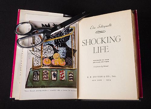 "SHOCKING LIFE", ELSA SCHIAPARELLI, 1st EDITION, 1954