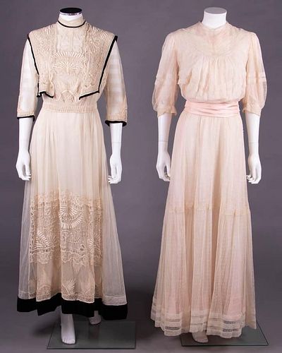 TWO TEA GOWNS, 1905-1912