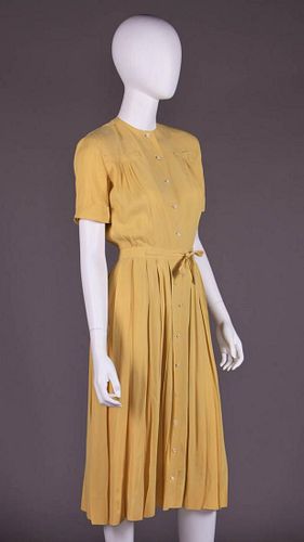 EARLY BONNIE CASHIN DAY DRESS, AMERICA, c. 1940