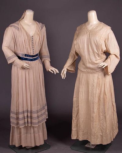 ONE SEASIDE & ONE DAY DRESS, AMERICA, c. 1914-1916