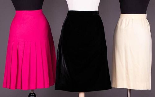 SIX DEMI-COUTURE SKIRTS & PRET-A-PORTET GIVENCHY SKIRTS