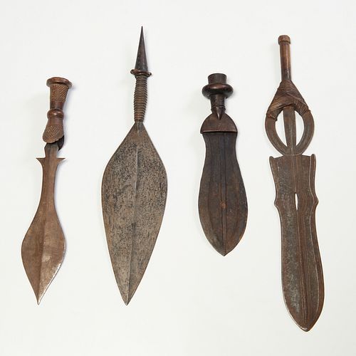 Kuba, Poto & Kota Peoples, (4) swords
