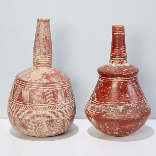 Djenne Culture, (2) nice terracotta vessels