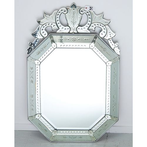Large Venetian style mirror