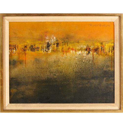 Ronald Mallory, oil on canvas, c. 1961