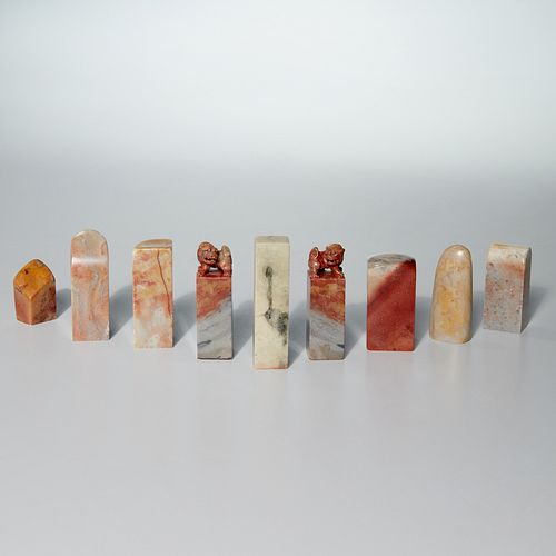 Collection Chinese hardstone seals