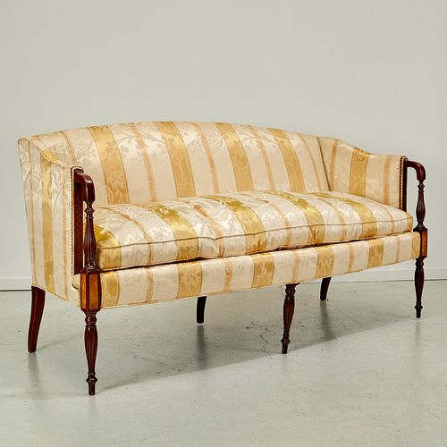 Hickory Chair Co. Sheraton style settee