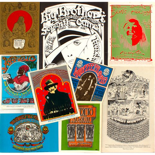 9 Big Brother and the Holding Company Handbills Avalon Frenchy's
