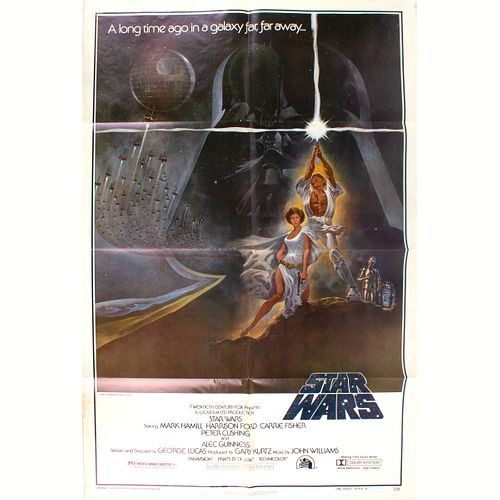 Original Star Wars 1977 One Sheet Poster