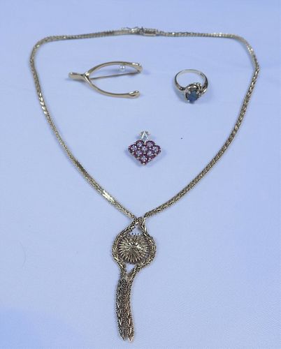 ASSORTED GOLD JEWELRY