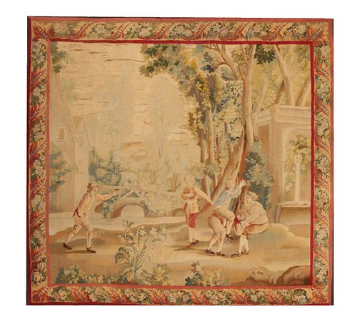 Fine Antique Tapestry, 8' x 8'3"