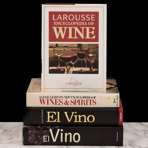 Libros sobre Vino. El Vino /New Encyclopedia of Wines & Spirits / Larousse Encyclopedia of Wine. Piezas: 4.