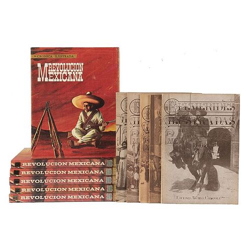 Libros sobre Historia de México. Crónica Ilustrada. Revolución Mexicana / Efemérides Ilustradas del México. Piezas: 11.