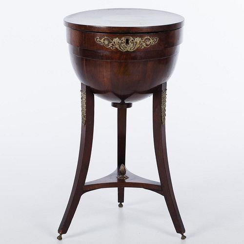 4933097: Continental Mahogany Sewing Table, 19th Century ES7AJ