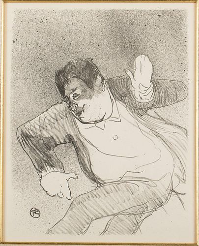4933124: Toulouse-Lautrec (Fr, 1864-1901) Caudieux Dansant
 au Petit Casino- Le CafÃ© Concert, Lithograph ES7AO