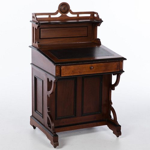 4933254: American Black Walnut Davenport Desk, Probably
 Philadelphia, Circa 1875 ES7AJ