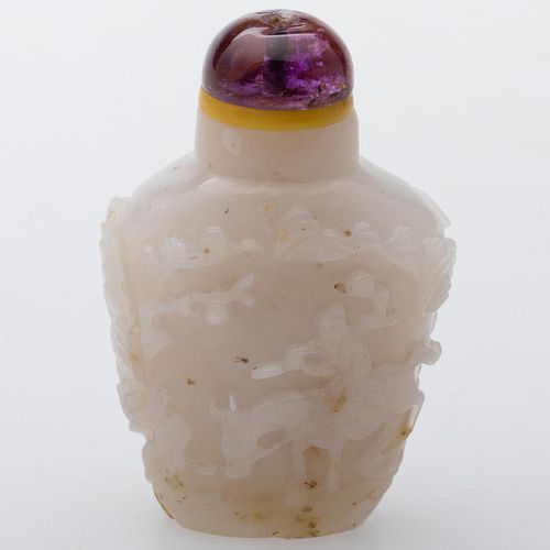 4933283: Chinese Jade Snuff Bottle, 20th Century ES7AC