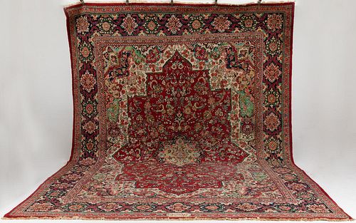 4950743: Persian Carpet, Signed ES7AP
